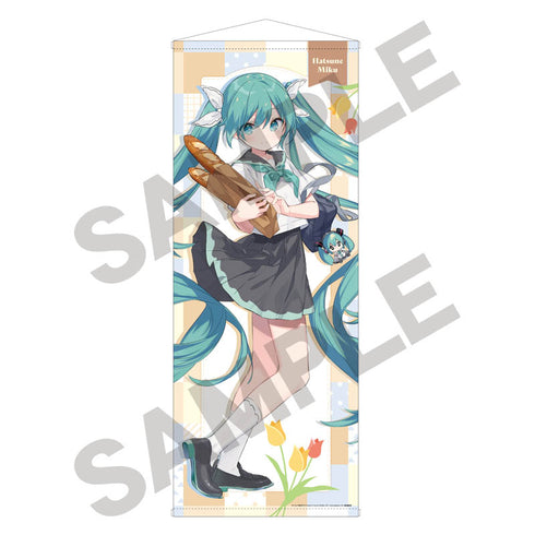 『初音ミク』等身大タペストリー パンの街